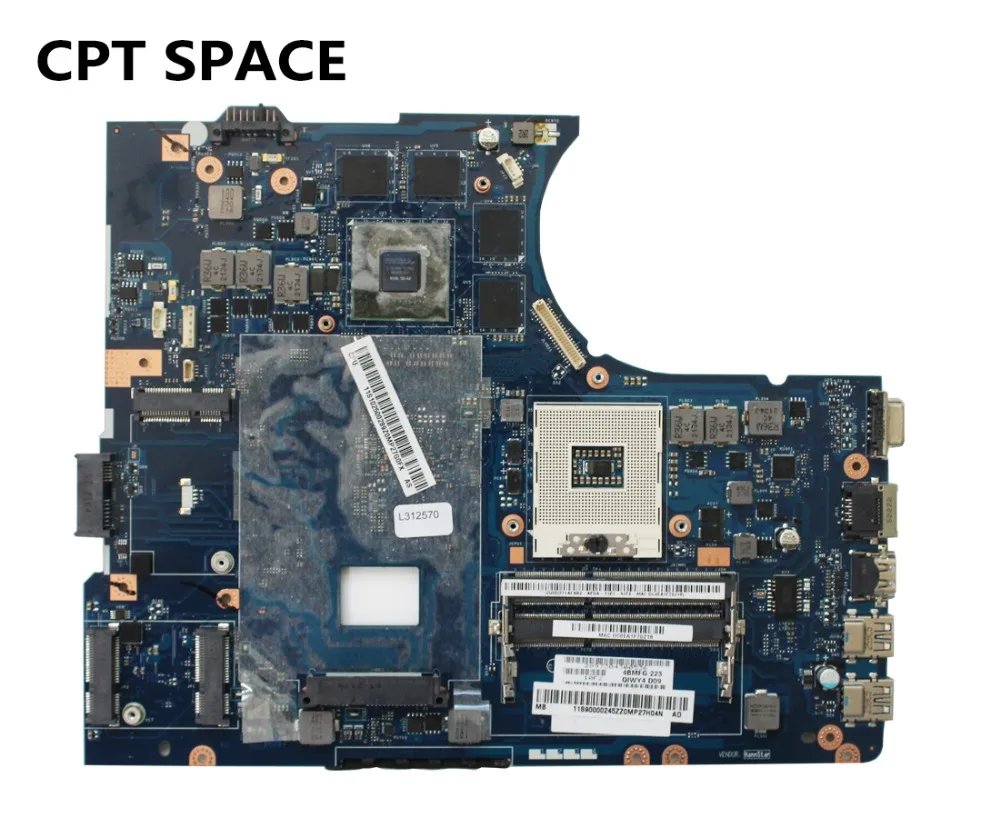 YTAI GTX660M HM76 DDR3 материнская плата для lenovo Y580 Материнская плата ноутбука GTX660M HM76 DDR3 QIWY4 LA-8002P REV: 1,0 материнская плата тест