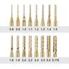 Fresa de carburo de titanio recubierto, fresa de borde de grabado, fresa de extremo de brocas de rebajadora de CNC para máquina PCB, 1/5 Uds., 0,8mm-3.175mm ► Foto 1/6