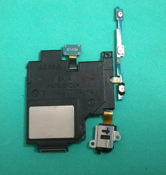 

Power Button Switch Volume Button On / Off Ringer Buzzer Loud Speaker Headphone Audio Jack Flex Cable For Samsung T800 T801 T805