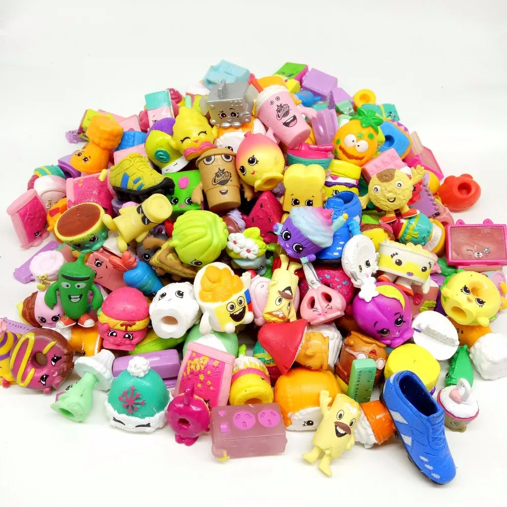 Hot kids cartoon small size shopkines kids play vinyl doll toy Environmental protection material toy
