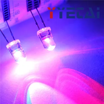 

YongYeTai LED 5MM round head red and blue double flash free shipping