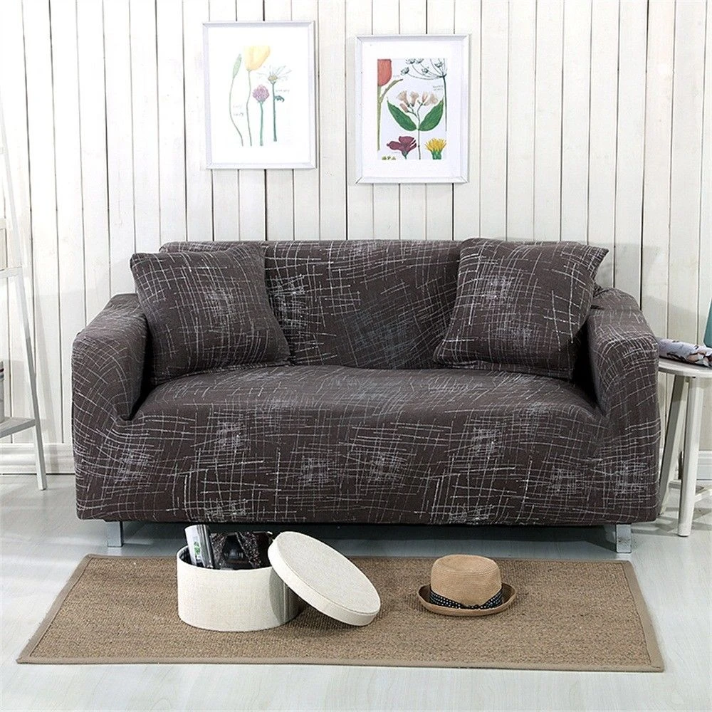 Elastic Sofa Cover 3 Seat L Shape Stretch Slipcover Couch Protector Chair Cover Sofa Covers Furniture Protector Polyester Loves Sofa Cover Aliexpress