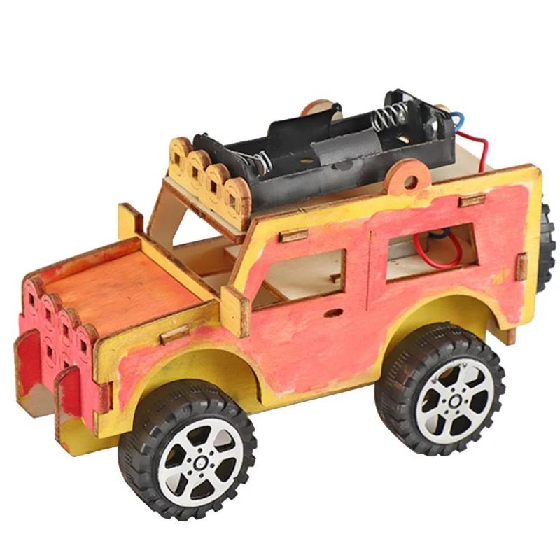 Деревянный гоночный автомобиль детская игрушка деревянный цвет