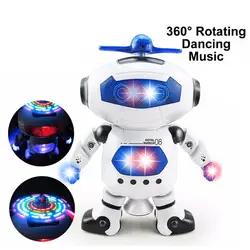 Умный робот танцы пульт дистанционного управления игрушки Танцующий Робот игрушка модель Электрический музыкальный Фигурки игрушки для