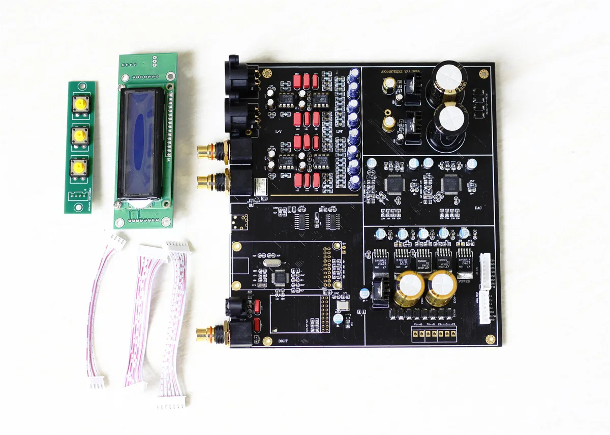 Q7 двойной AK4497 AK4497EQ параллельный аудио DAC декодер собранная плата поддержка 192 k/24 бит DSD256