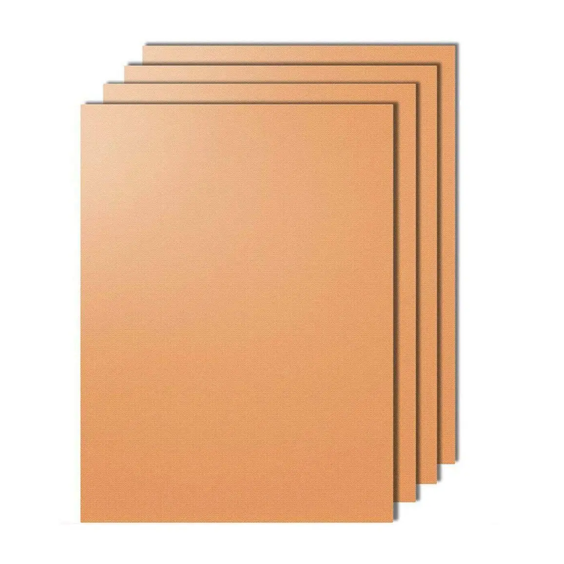 Copper Grill Mat, Set of 4 Non stick and Heat Resistant Baking Mats for