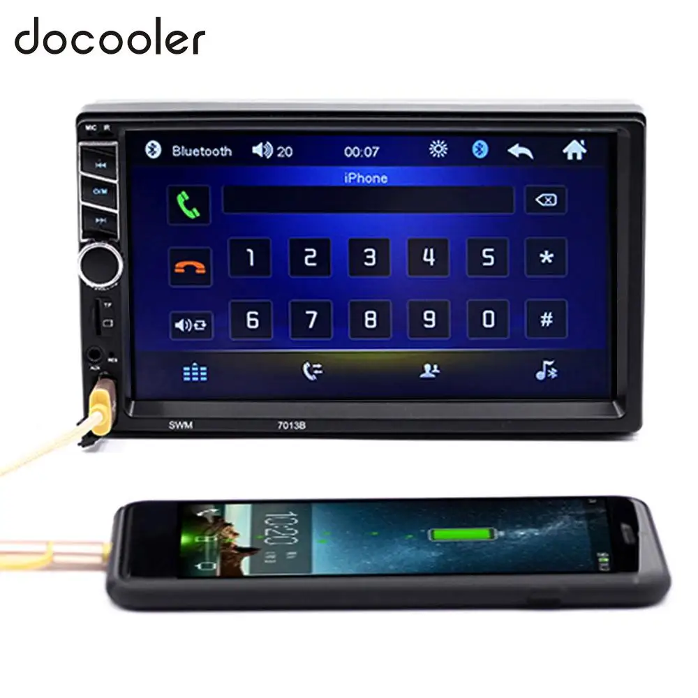 7 Inches Bluetooth Car MP4 MP5 Player In Dash Stereo Audio 1080P Video ...