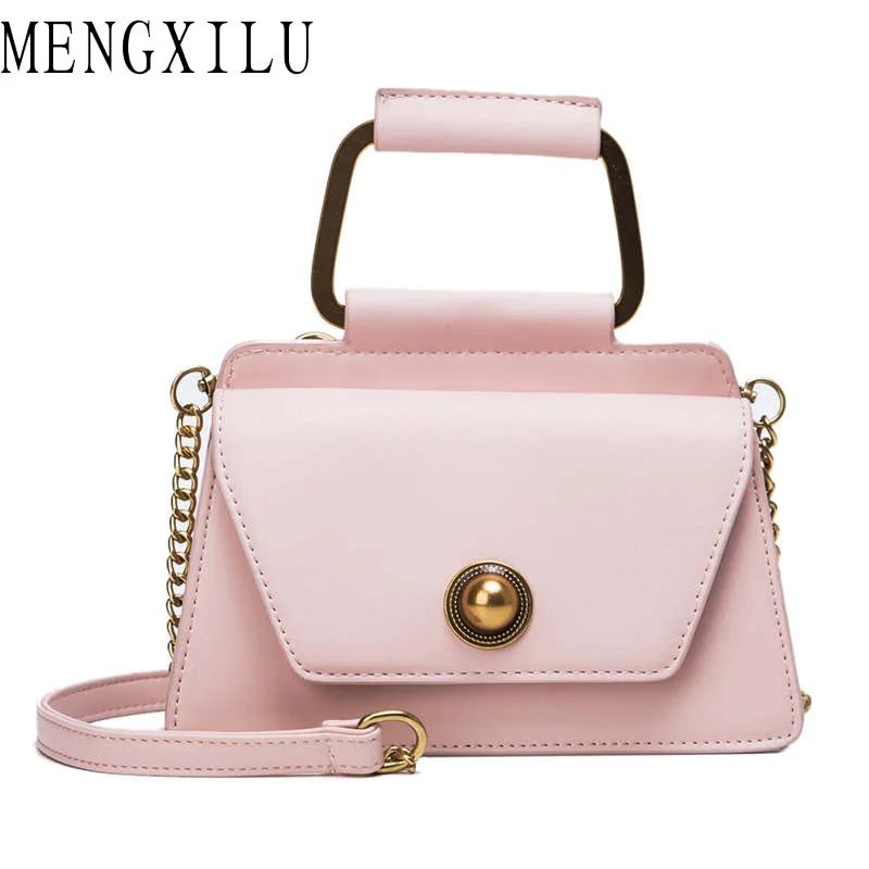 MENGXILU 2019 قمة الموضة-مقبض السيدات حقائب اليد بو الجلود سلسلة الكتف حزام Crossbody حقيبة الصيف الفتيات حزب حقيبة ساعي MENGXILU 2019 قمة الموضة-مقبض السيدات حقائب اليد بو الجلود سلسلة الكتف حزام Crossbody حقيبة الصيف الفتيات حزب حقيبة ساعي