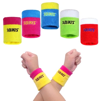 Polssteun Beschermen Brand Polsband Aolikes 1 paar Multicolor Gemeenschappelijke Basketbal Badminton Sport Bescherming Polsbandjes