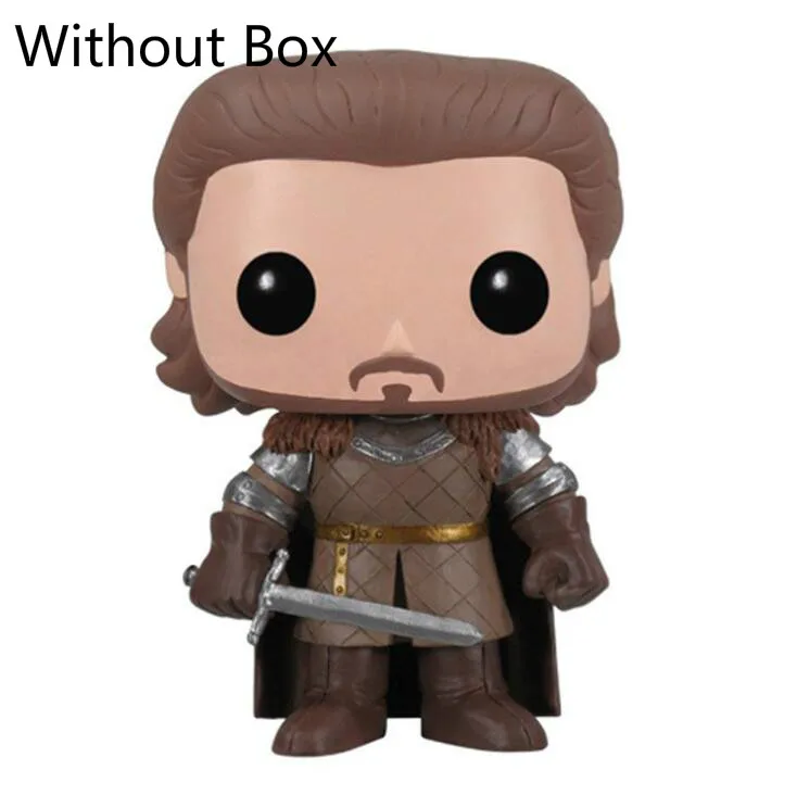 FUNKO поп Игра престолов фильм Коллекционная модель игрушки Песнь Льда и Огня виниловая кукла подарок на день рождения фигурка - Цвет: No Box