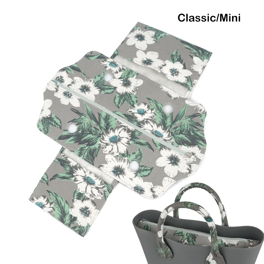 2018 Классическая Мини-уличная парусиновая ткань на молнии сверху ложная внутренняя подкладка вставка для Obag стандартная мини-сумка женская