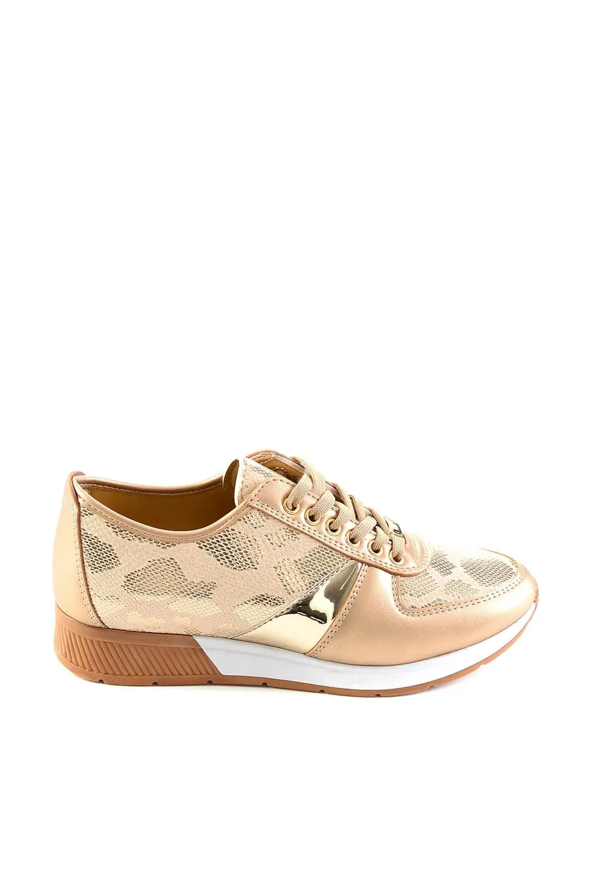 Женские Золотые Кроссовки Bambi H0536120007|Кроссовки и кеды| |