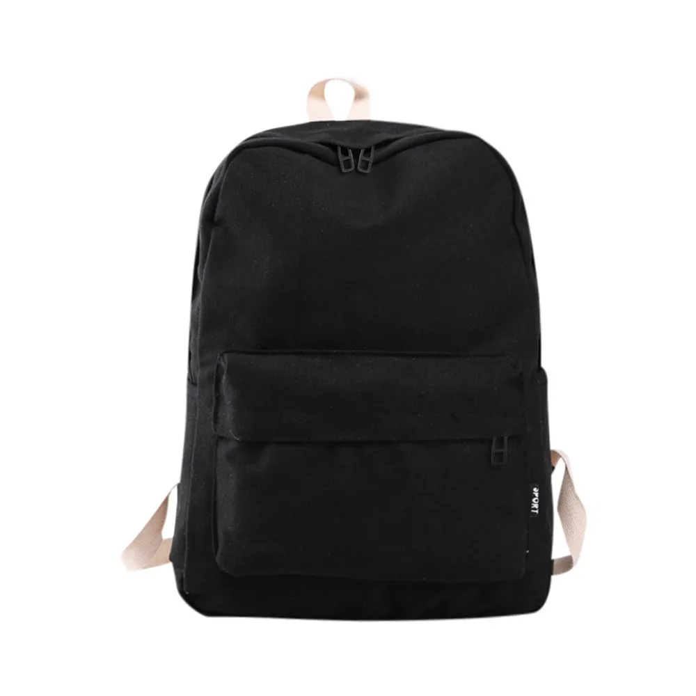 كلية الرياح الطالب أكياس ظهر للسفر على ظهره بلون أفقي مربع حزمة Preppy الكتف Bookbags Y416