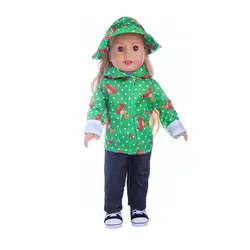 DIY кукла плащ из 3 предметов костюм для 18 дюймов куклы детские подарки для детей праздничная одежда Реалистичная Reborn Куклы Игрушечные