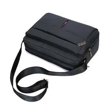 

High Quality Man Notebook Bag Large Capacity Briefcase Good Nylon Business Laptop Bags Shoulder Messenger Briefcase
