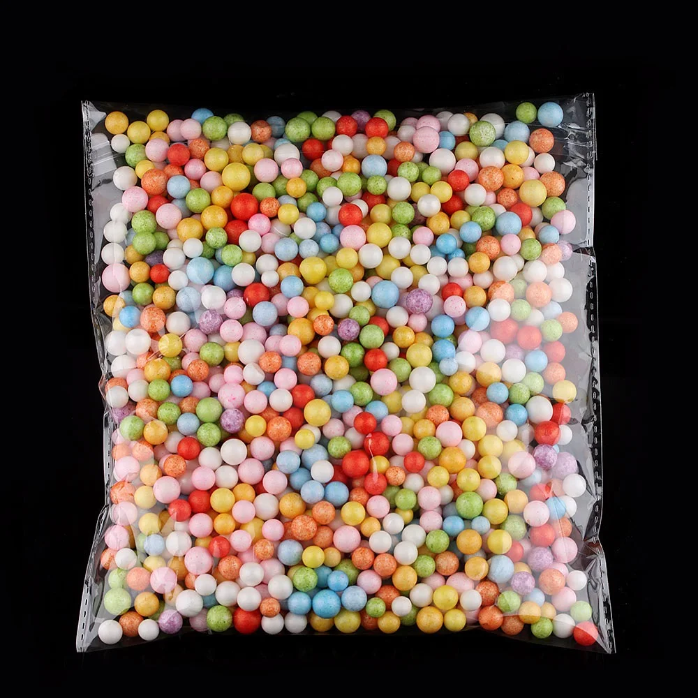 Brand New 1Pack Styrofoam Polystyrene Filler Foam Beads Colors
