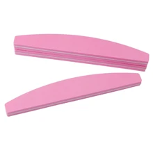 Losowy kolor 1 PC Nail Art nie bufor piasek polerowanie porady Manicure żel akrylowy pliku narzędzie 100/180 Grit polerowanie Manicure narzędzi.(China)