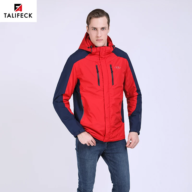 

TALIFECK 2019 New arrivals Men's Jackets Men Spring Autumn Spliced Coats Male Brand Clothing Thin New Fashion Casual Outwear