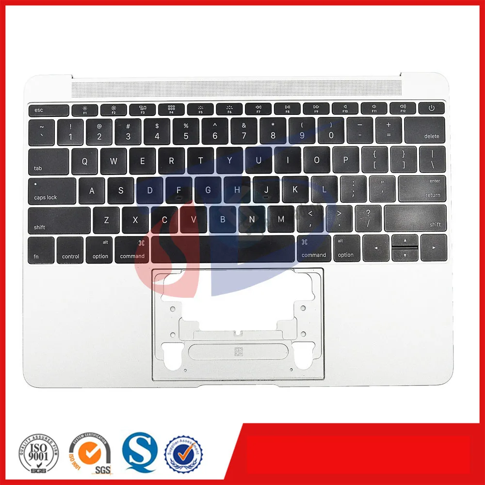 99% новинка года серебристый для Macbook retina 1" A1534 США клавиатура верхняя крышка Раскладка