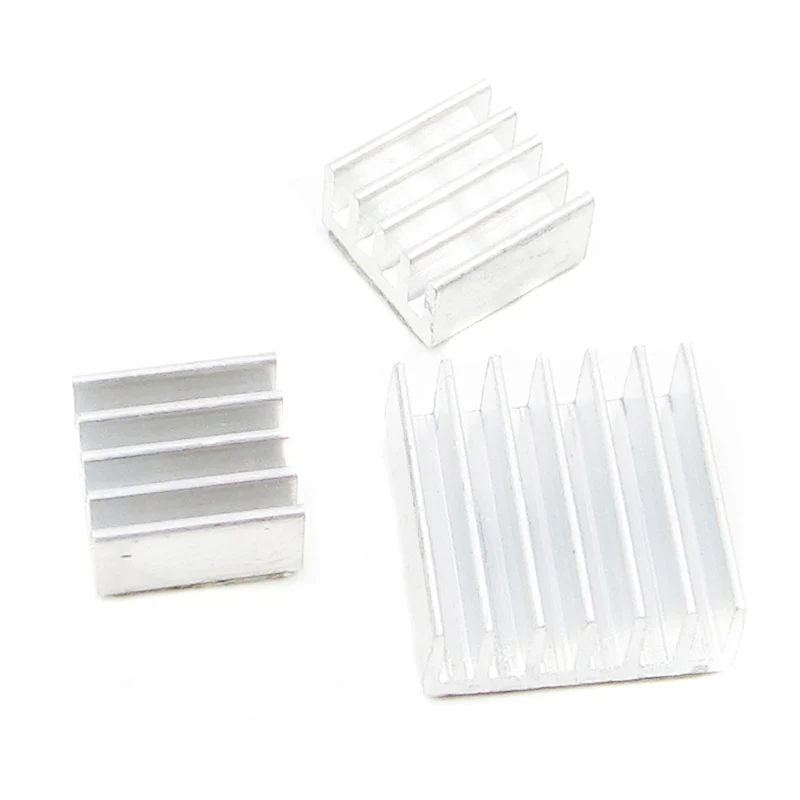 5Lots/3PCS One Aluminum Heatsink Cooler Adhesive Kit For Cooling Raspberry Pi Set