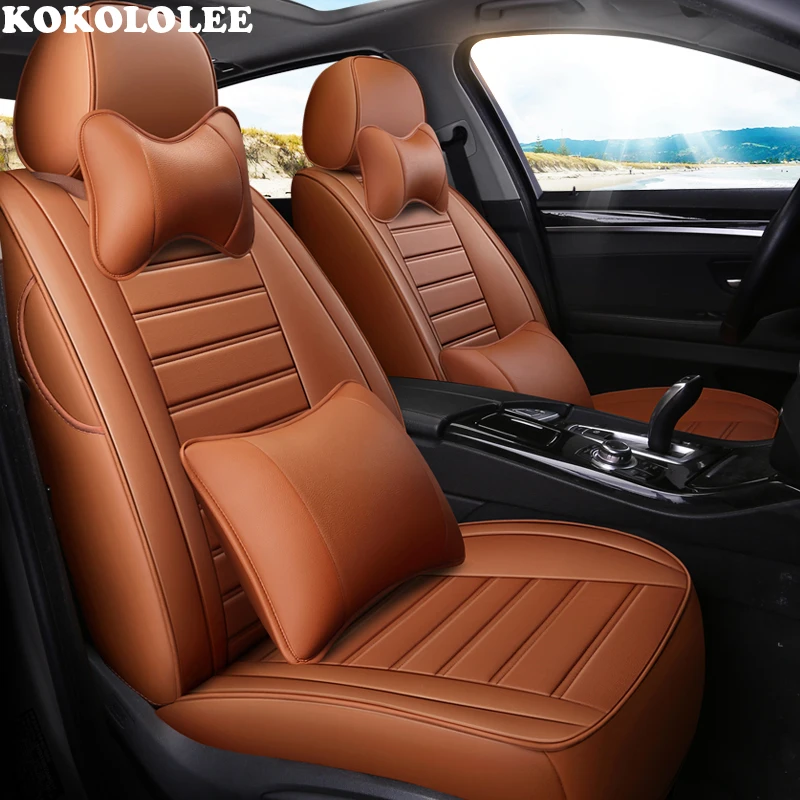  kokololee Auto Leather car seat cover For suzuki grand vitara jimny swift sx4 baleno accessories co