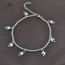 Из нержавеющей стали цепи украшения для щиколотки браслет ножной браслет-8