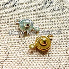 10MM 200Pcs Silver & Gold Plated Jewelry Hooks Clasps For Necklace & Bracelet Jewelry Accessories