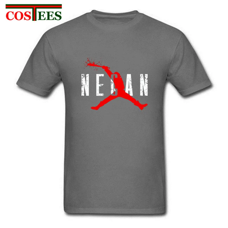 Funny Air Negan tshirt The Walking Dead T-shirt Negan Bat Design Cool Summer Cotton T shirts Women TV Show men Hipster Tops Tees