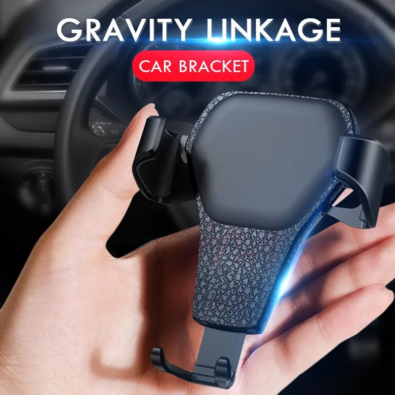 

Car Phone Holder For Phone In Car Air Vent Mount Stand No Magnetic Mobile Phone Holder Universal Gravity Smartphone Cell Support