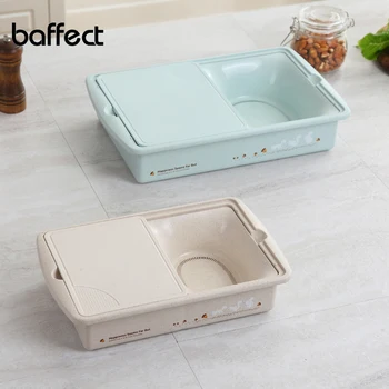 

Baffect Kitchen Chopping Board with Storage Drain Tray Plastic Cutting Board Chopping Blocks For Fruit Vegetable Kitchen Tool