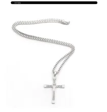 Jewelry Fast And Furious Toretto Vin Necklaces Cross Sweater Chain Necklaces Drop Shipping