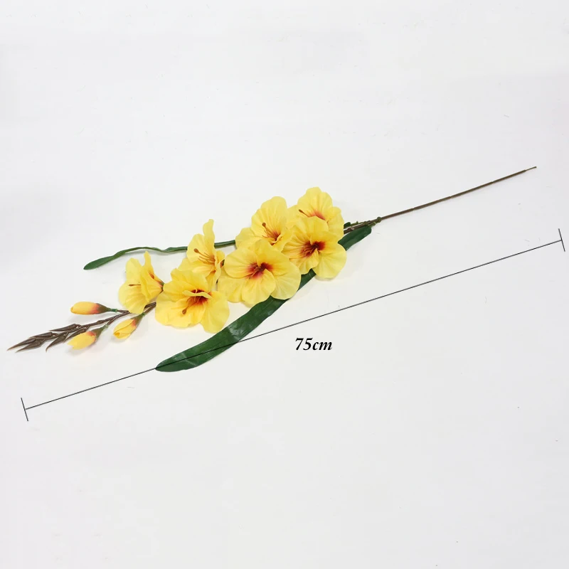 JAROWN Artificial Flowers Bouquet Orchid Silk Flower Decorative Artificial Palnts For Wedding Home Table Arrange Decor Accessory (28)