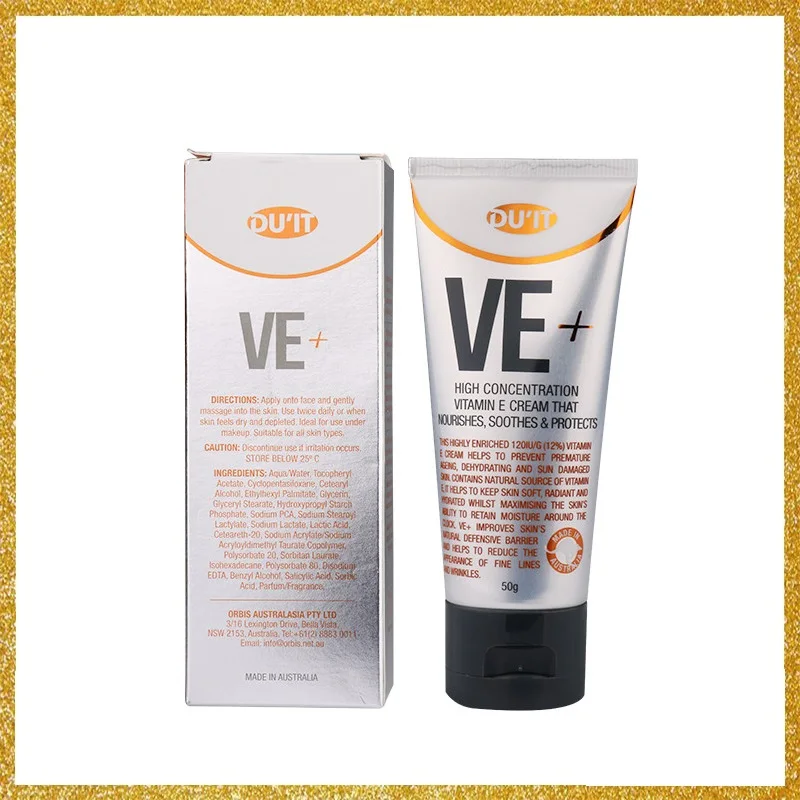 Australia DUIT VE+ High Concentration Vitamin E Cream Rich Moisturizing Face Long-lasting Protection for Dry Skin Care |