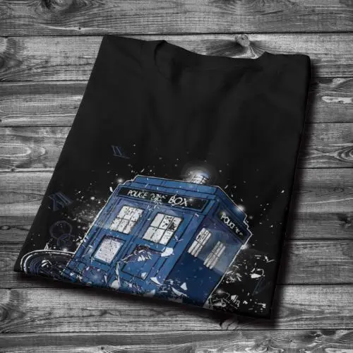 Футболка Doctor Who DR Tardis, Мужская футболка с графическим рисунком и коротким рукавом, новинка года, летняя футболка