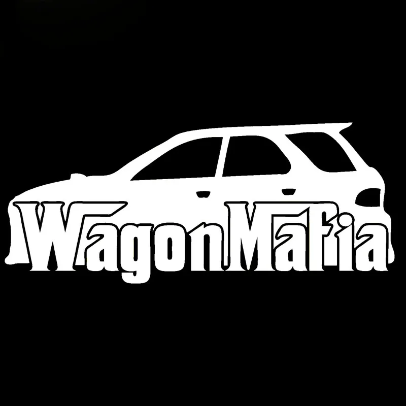 Wagon Mafia Funny vinilo pegatina para coche
