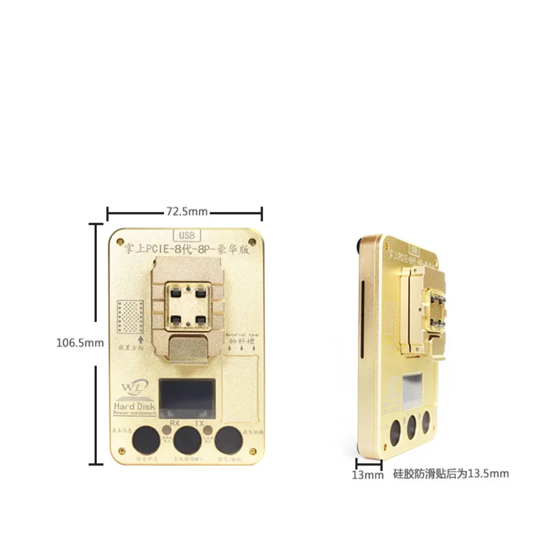 WL PCIE-8 PCIE Программирование NAND Flash SN инструмент для iPhone 8 8 P X NAND ремонт ошибок HDD обновление