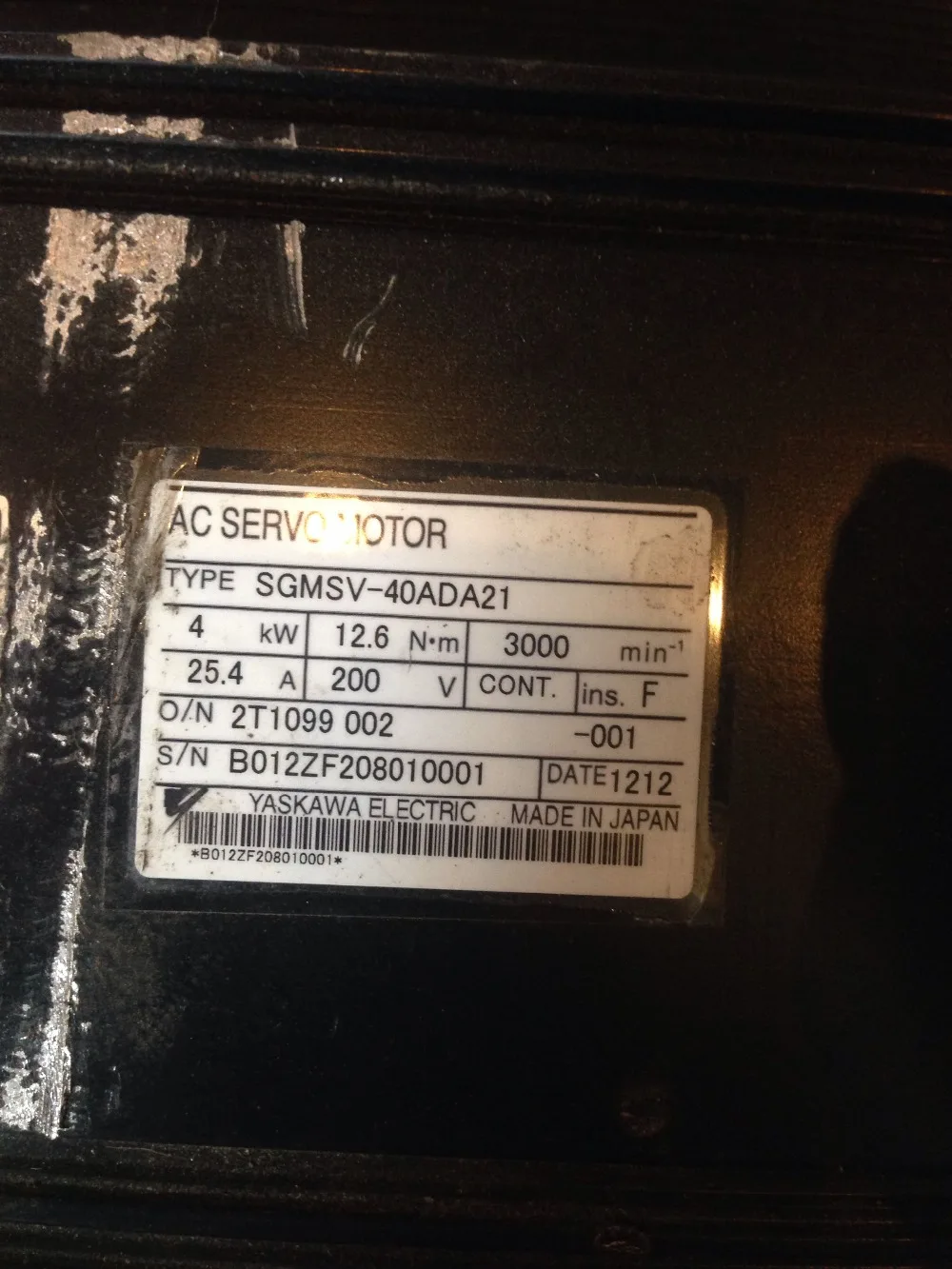 USED 100% TESTED SGMSV-40ADA21 | Электроника
