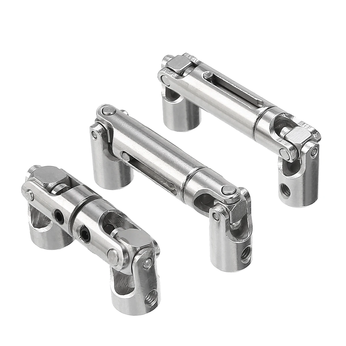 New 3 Pcs Upgrade Part Silver Metal Driving Shaft For WPL B-36 B16 6WD 1/16 RC Car High Quality