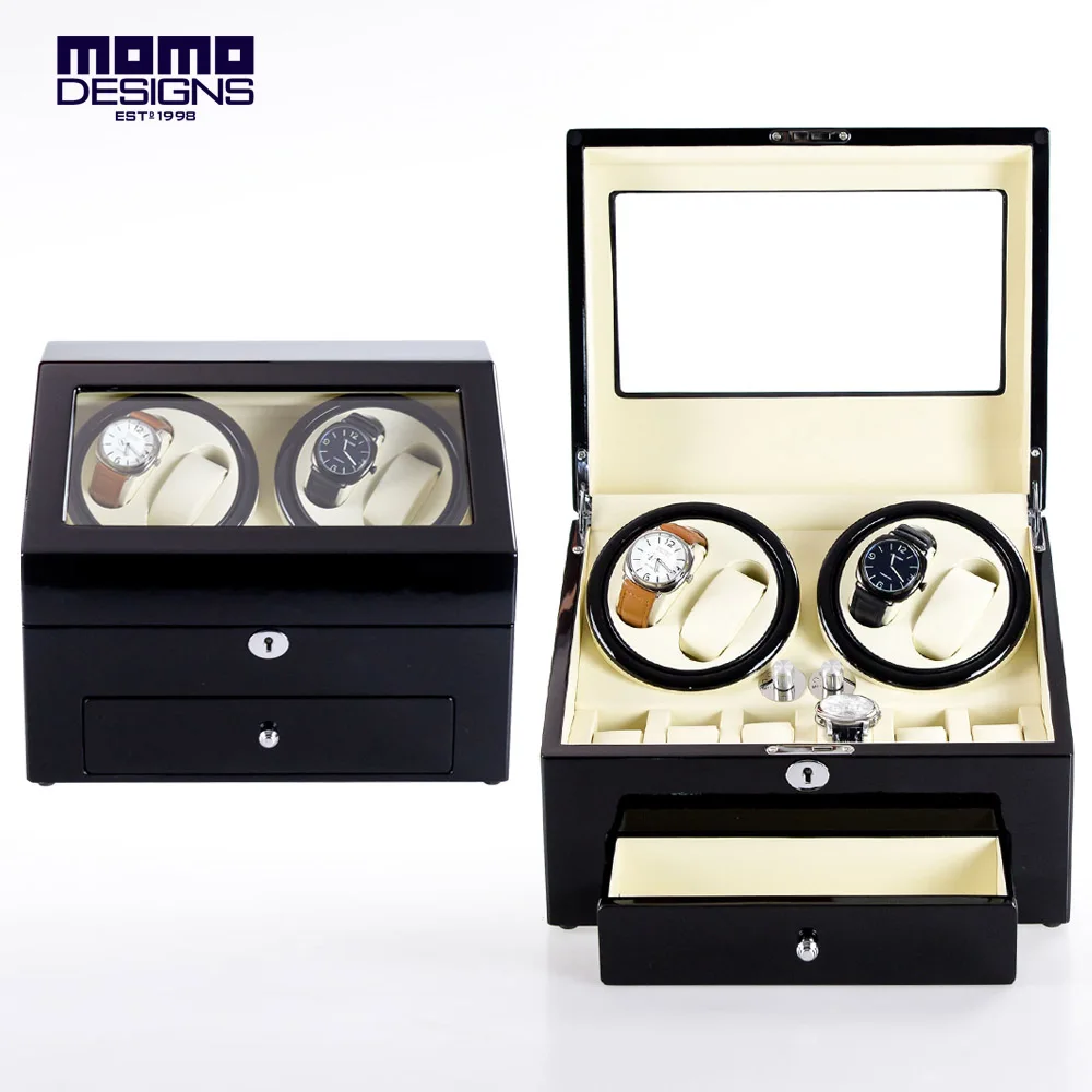 Luxury watch winder 4+6 watch storage case High quality Automatic chain