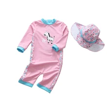 Dollplus/ детская одежда для плавания для девочек, Цельный купальник с героями мультфильмов для маленьких девочек, лето для пляжа для купания, одежда для купания, купальные костюмы