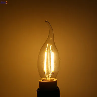 IWHD 2 Вт E14 светодиодный свет с солнечней энергией Bombillas Винтаж Ретро ламповая нить Edison лампа ампулы промышленный декоративный светильник - Цвет: 10 pcs