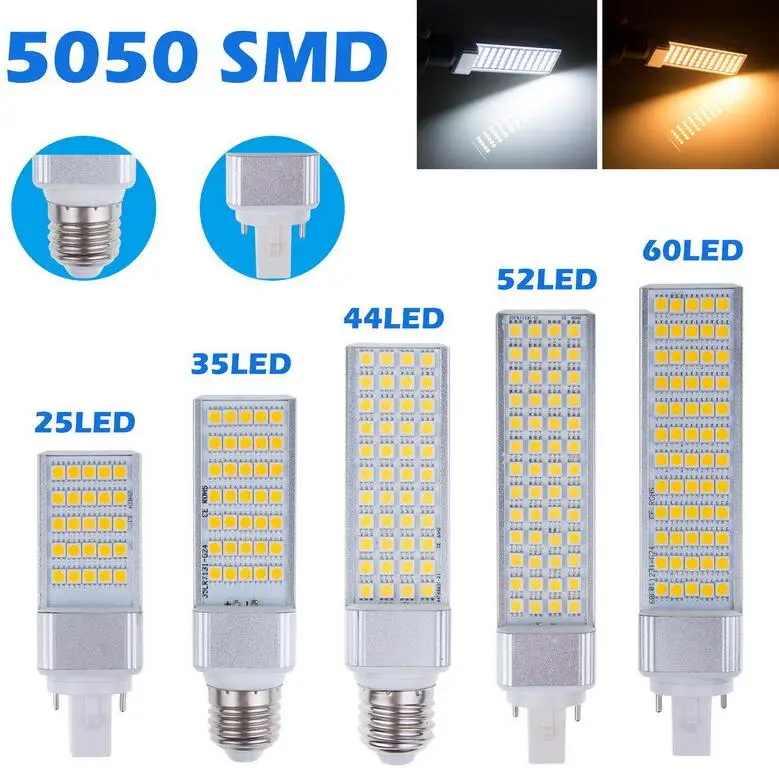 Brand New 5W 7W 9W 11W 13W E27 and G24 socket select LED Corn Bulb Lamp Bombillas Light SMD 5050 Spotlight 180 Degree AC85-265V | Освещение