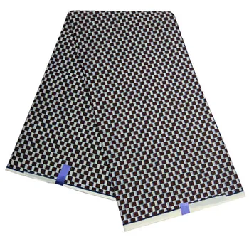 

Wonderful African real batik material ankara print wax fabric for garment RWF260(6yards/lot)