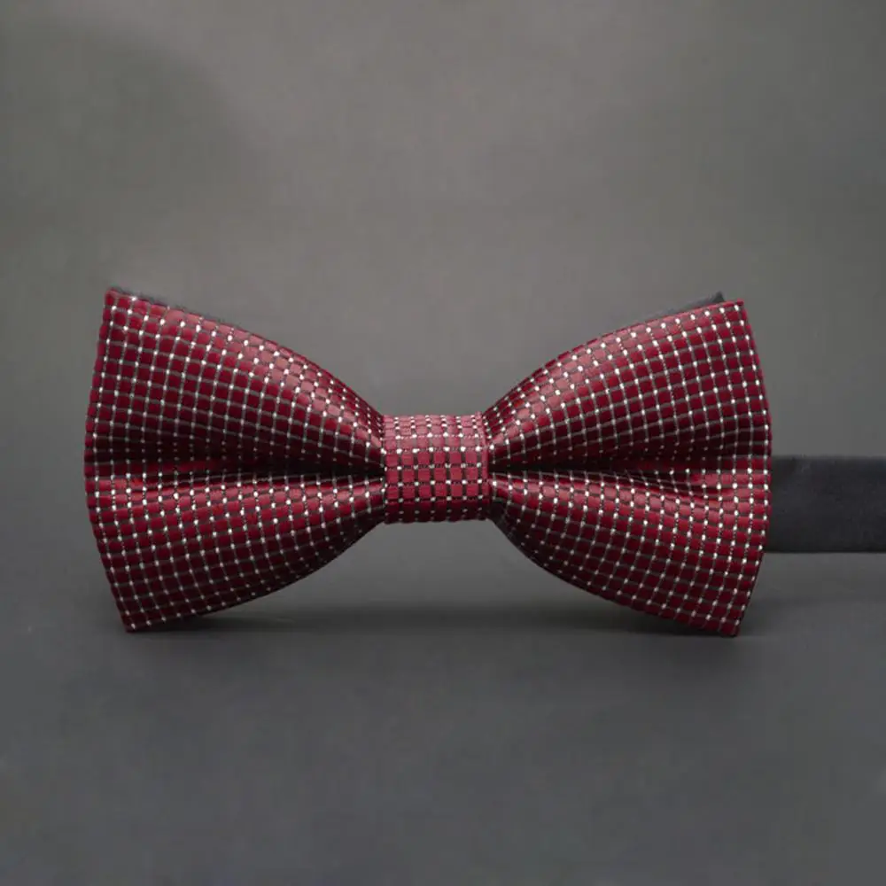 Модные мужские галстуки-бабочки смокинг Классический однотонный цвет Свадебная вечеринка красный черный белый зеленый галстук-бабочка бренд - Цвет: B16