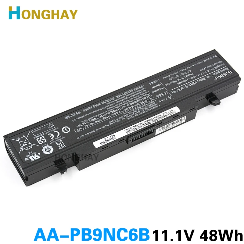 Honghay Aa-pb9nc6b Bateria do Portátil para Samsung Pb9ns6b Pb9nc6b R580 Q460 R468 R525 R429 300e4a Rv511 R528 Rv420 Rv508 355v5c R428 - Imagem 2