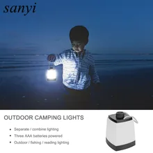 2 в 1 фонарик Открытый laternas супер яркий Портативный УДАРА СВЕТОДИОДНЫЙ Энергосберегающие Отдых на природе Рыбалка Пеший Туризм Лампа Фонари свет