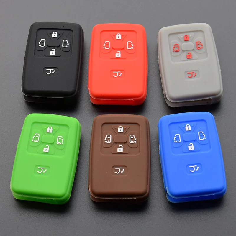 

For Toyota Noah Tarago Mark X RAV4 Voxy Corolla Yaris Estima 5 Buttons smart remote Protector Silicone Car Key Case Cover