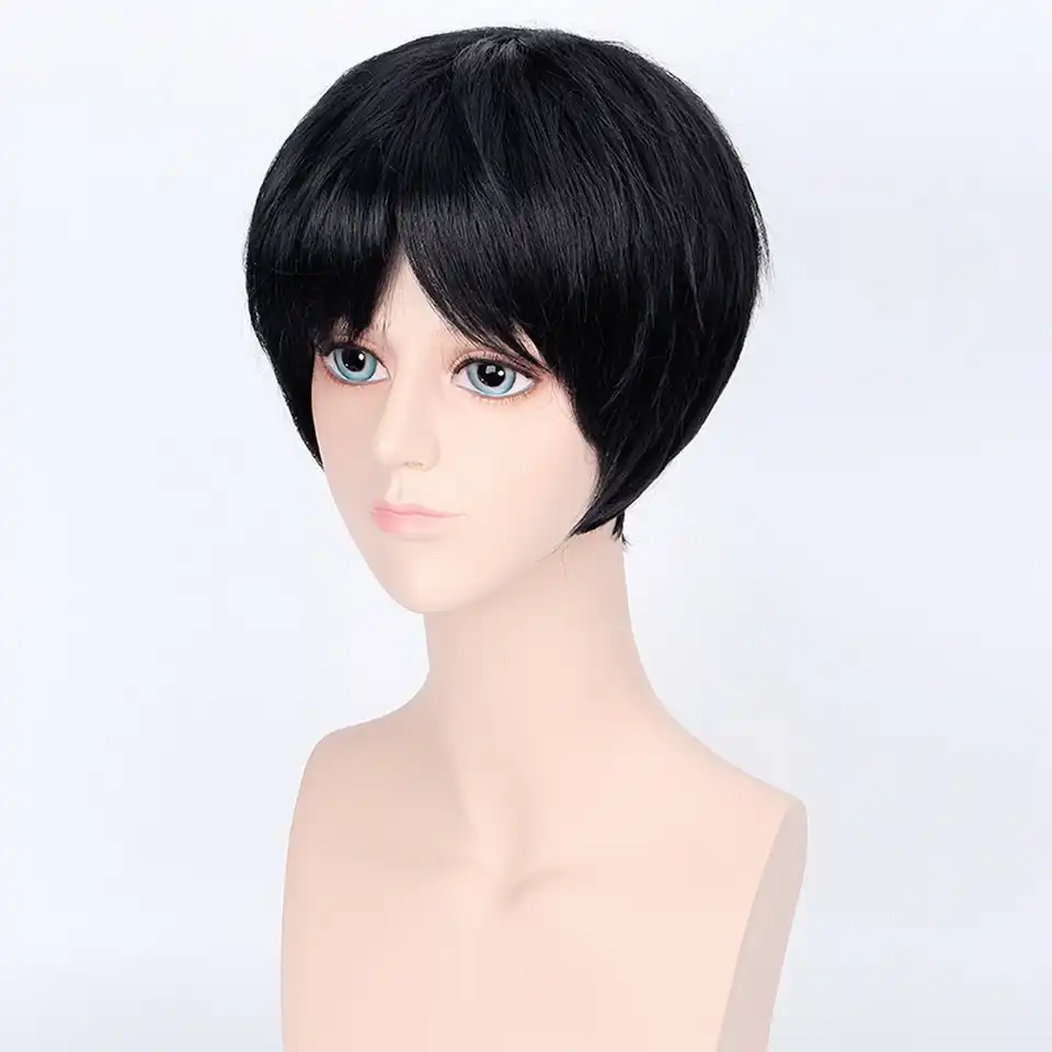 Your Lie In April Arima Kousei Short Black Cosplay Wig Male