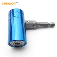 Универсальных торцевых ключей 7-19 мм дрель автомобильный адаптер ручной инструмент для ремонта комплект ювелирных изделий Magic рукоятка гаечного ключа мульти Функция 2 шт./компл