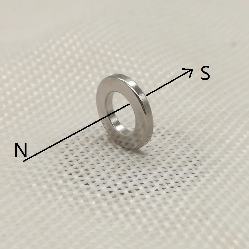 10 шт./лот кольцевой магнит 14x2 мм отверстие 8 мм N35 Сильный Неодимовый магнит 14*2 мм постоянный неодимовый магнит 14 мм x 2 мм 14*2-8